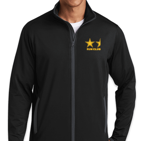 Track Jacket in Black, front
